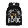 Рюкзаки Hells Bells AC DC для женщин и мужчин, водонепроницаемые, для колледжа, школы, винтажная рок-сумка с принтом, ранцы