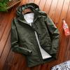Men's Coat Jacket Youth Autumn Thin Large Size Solid Color Outdoor Top Youth Men's Outdoor Windbreaker