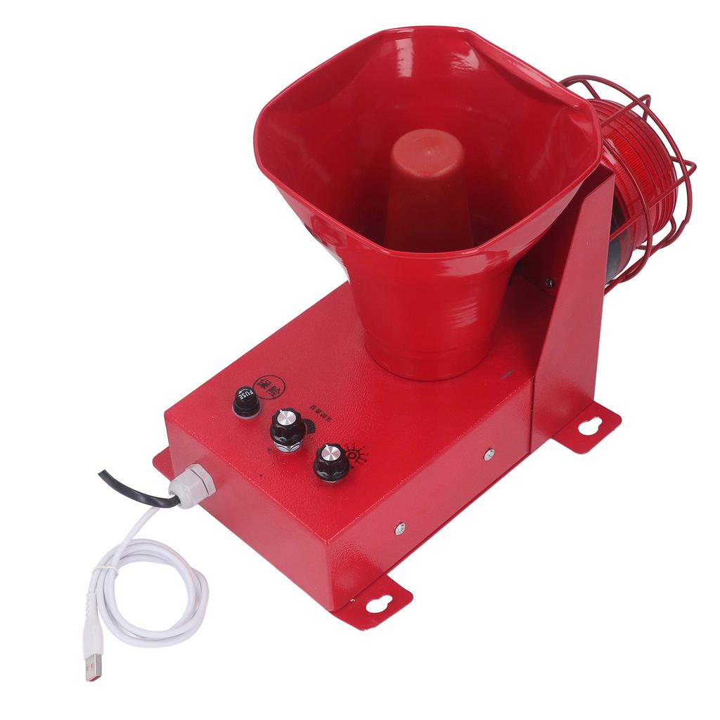 Промышленная сирена, сигнализация, наружная, 180 дБ, звуковой сигнал, световой гудок, водонепроницаемый, аварийный стробоскоп, предупреждающий свет DC24V