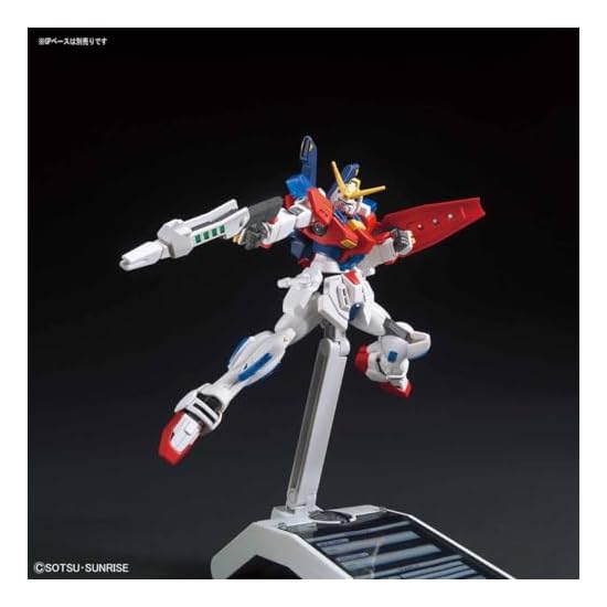 BANDAI SPIRITS HGBF Gundam Build Fighters Star Burning Gundam 1/144 Scale Color-Coded Plastic Model