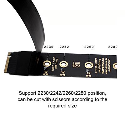 Кабель-адаптер M.2 NVMe к Oculink SFF-8611 SFF-8612 Кабель-удлинитель для видеокарты ноутбука для стабильной передачи в игровом ПК