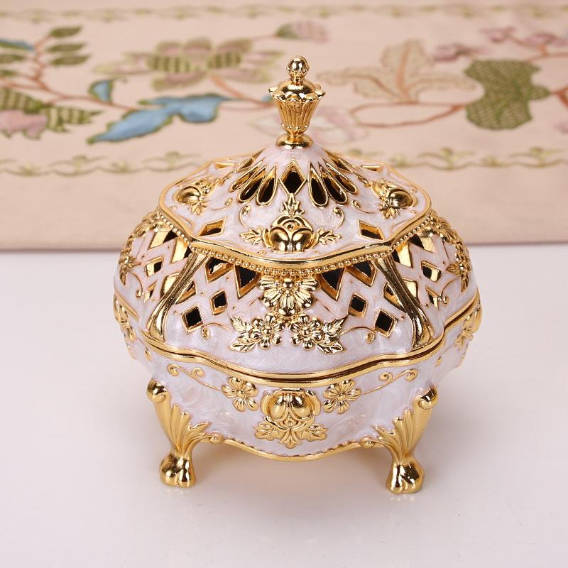 Металлический курильница для благовоний бытовой комнатный агаровое дерево благовония смешанные с благовониями антикварные европейские украшения сковорода печка для благовоний креативная успокаивающая большая