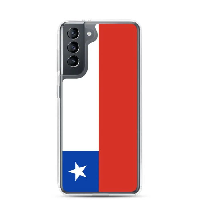Coque Téléphone - Samsung - Galaxy S10e - Drapeau Chili - Souple - Multicolore
