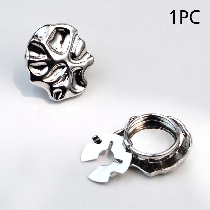 1 шт. Накладка на пуговицу Гальваническое покрытие Запонки Изысканная форма сердца Крутые украшения Вечеринка Украшение для пуговиц Подарок 24x17 мм