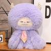 Tie Snow Bow Monster Plush Toy Animal Stuffed Doll Decoration Kids Cute Gift