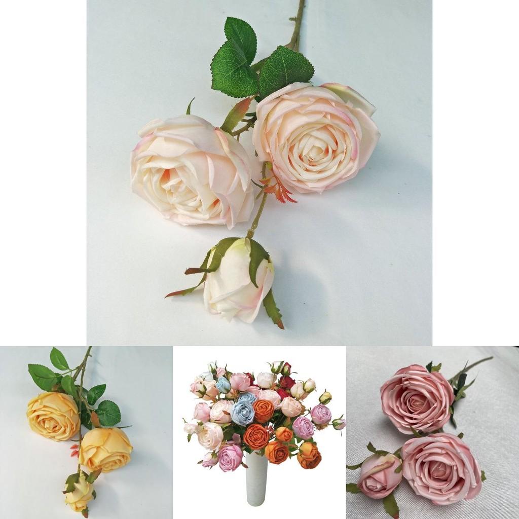 Elegant Artificial Silk Rose Bouquet For Home And Event Decoration