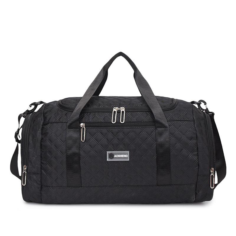 Модная, Простая, Большая Вместимость, Хранение Обуви, Портативная Дорожная Сумка для Выездов, Спортивная Сумка для Тренажерного Зала с Отделением для Сухих и Влажных Вещей, Можно Использовать для Надевания на Выдвижную Ручку