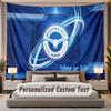 Custom Name Text Tapestry Brighton & Hove Albion Football Personalized Polyester Wall Tapestry For Bedroom And Room