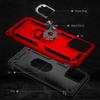 For Motorola Moto G 5G (2023) Hard Anti-scratch Phone Shell Ring Holder Kickstand PC+TPU+Metal Phone Cover