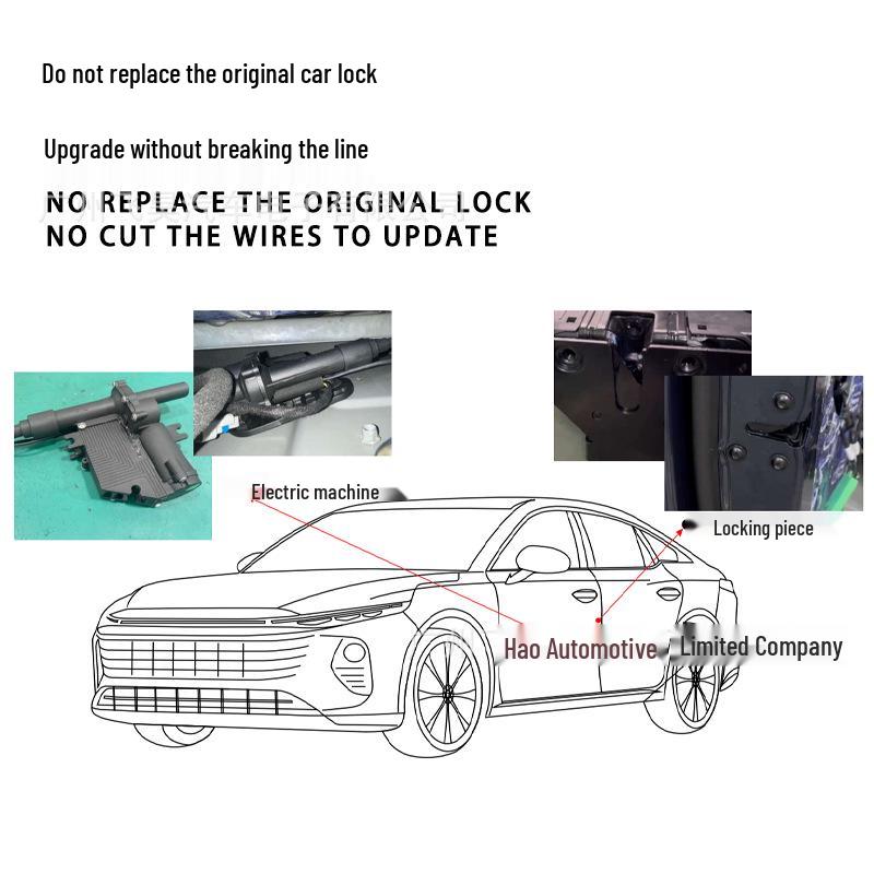 Улучшенные электрические аксессуары для дверей с доводчиком для Great Wall WEY Blue Mountain 07, 4-дверные, интеллектуальные автоматические системы