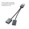 1 In 3 Out USB HUB Car Usb Splitter Cable Multifunction Adapter Cord Charging Cable For iPhone Android Phone For Xiaomi Samsung