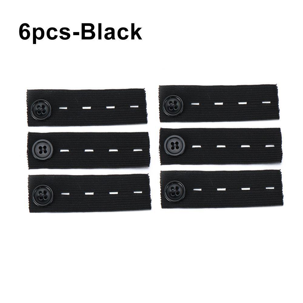 2/4/6PCS Jeans Skirts Garment Accessories Maternity Waist Band Button Hooks Pant Extender Belt