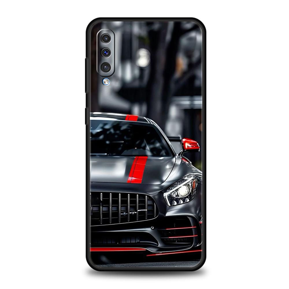 Male Men Brand SUV Sports Cars Phone Case for Samsung Galaxy A24 A13 A53 A73 A33 A22 A12 A02 A03 A05 A70 A50 5G Silicone Shell