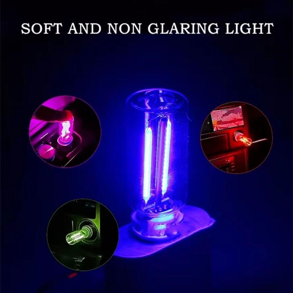 2Pcs Glass Material LED Filament Glass Bulb Eye Protection Retro Edison Bulb  Interior Decoration