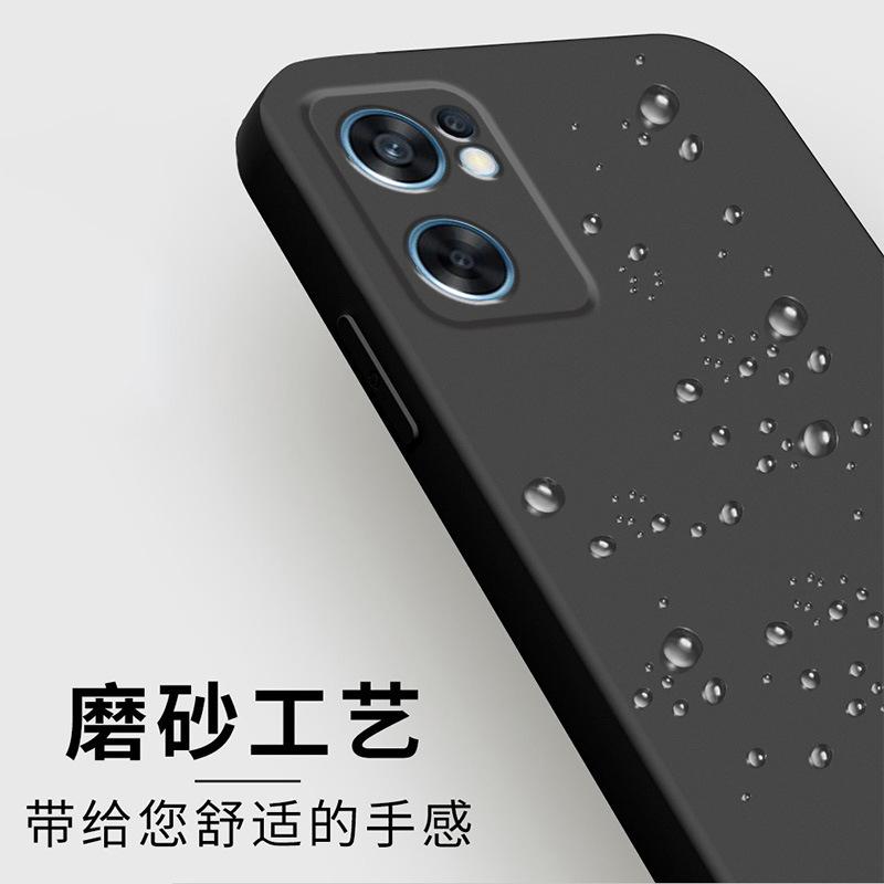 Применимый чехол для мобильного телефона opporeno1se защитный чехол жидкий мягкий силикон всесторонний противоударный мужской и женский корпус