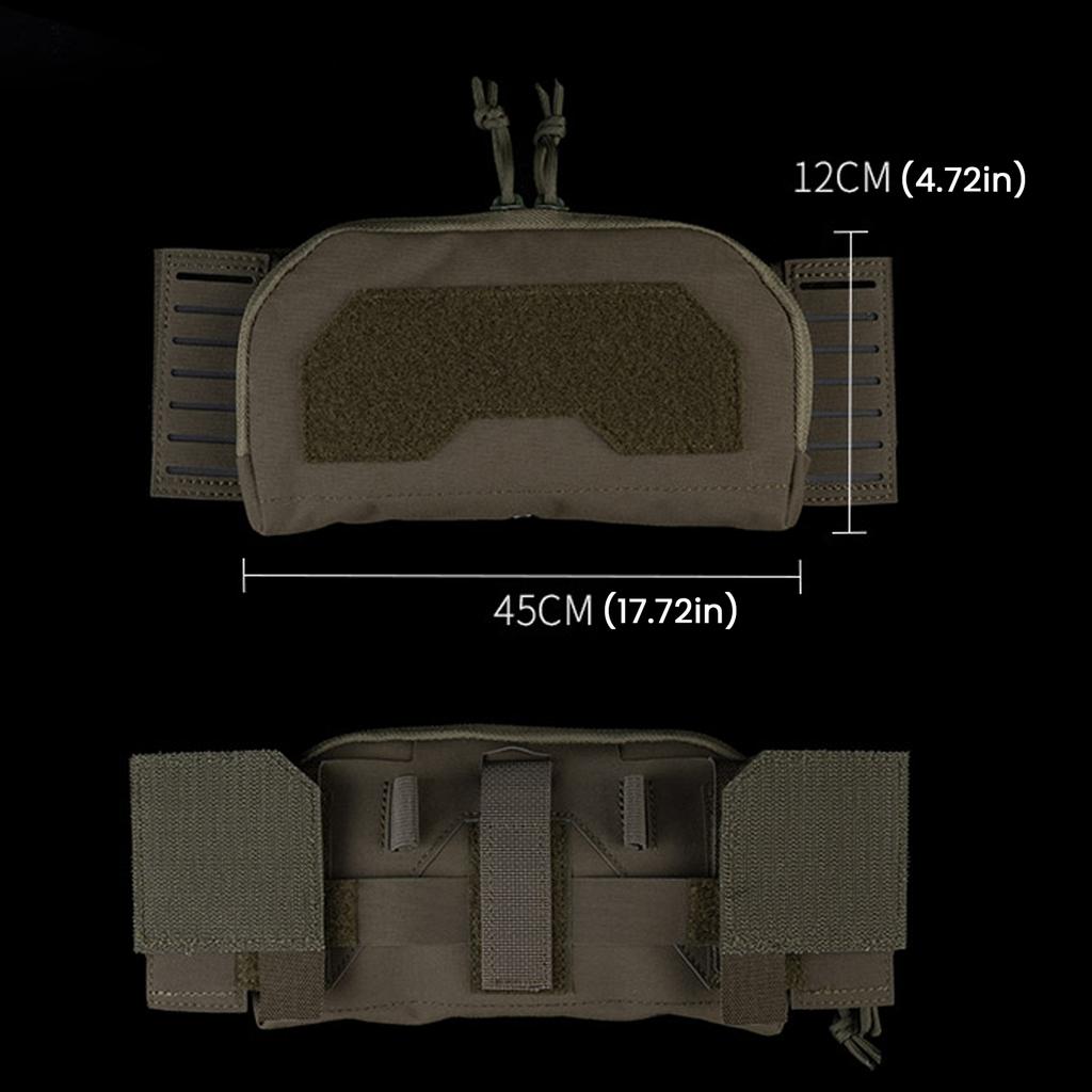 Передняя Компактная Сумка для Хранения Сумка для Переднего Хранения Airsoft для Многокалиберной Тройной Подсумки под Магазины Аксессуар для Жилета Airsoft Plate Carrier