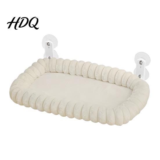 Indoor Cat Heavy-Duty with Hammock Window Perch Windowsill Foldable Suction Cups Lounger Bed Washable Plush