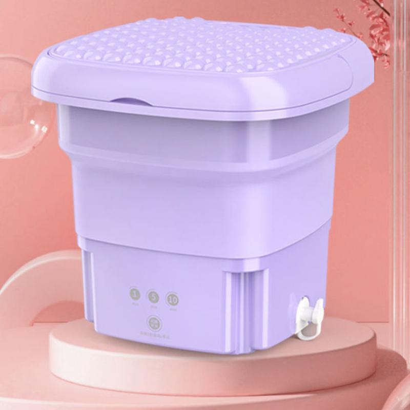 Portable Folding Washing Machine Small Sock Washing Machine Special Mini Washing Machine for Lazy People