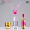 Hot Love Heart Double Straw Unique Flexible Drinking Tube Straws Bar Accessories