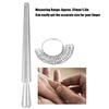 UK Size Measurement Finger Gauge Sizer Metal Construction Ring Sizer Ring Wedding