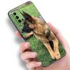 German Shepherd Dog Black Phone Case For Xiaomi Redmi 7A 8A 9A 10A 11A 9C 10C 12C 13C 11 Prime A1 A2 Plus 12 4G Note 9T 12R