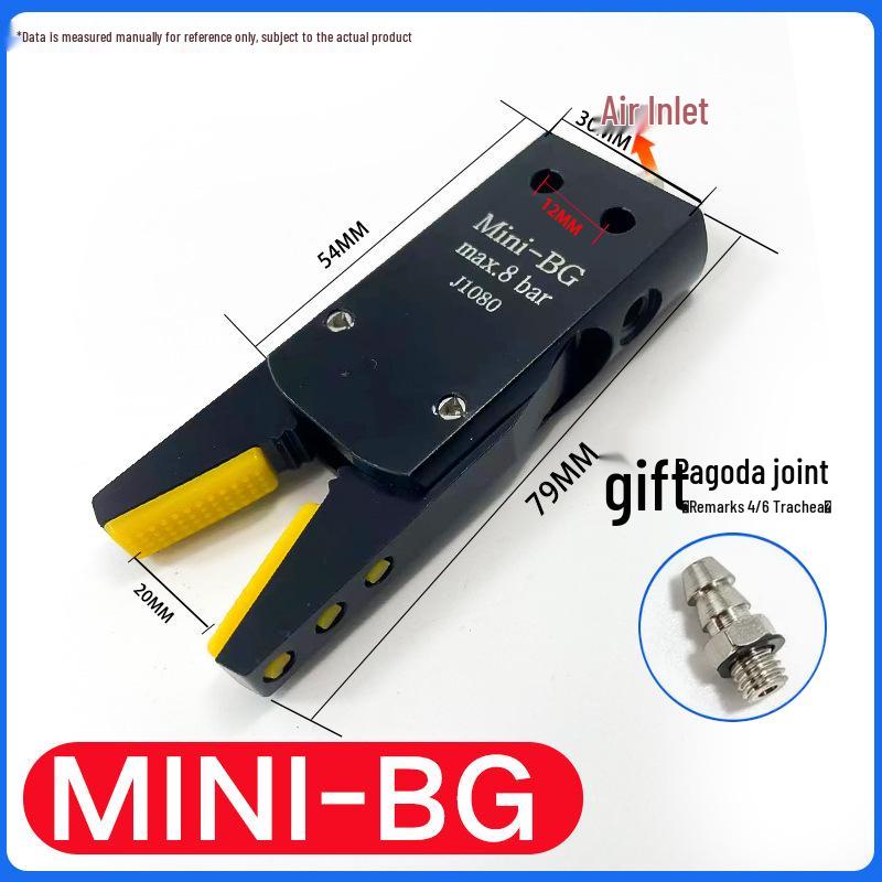 Mini Sprue Gripper for Injection Molding: J1060/J1080 Pneumatic with Detection (A/B/C/E).