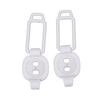 10PCS White Adjustable Cable Management Clip Self Adhesive Cord Organizer with Sticky Pads Cable Ties Screws for Home