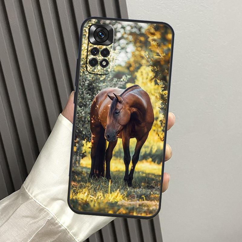 Чехол Животное Скакун Лошадь Для Xiaomi Redmi Note 10 Pro Note 11 8 9 12 Pro 11S 10S 8T Redmi 10C 12C 9C 9T