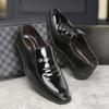 Кожаные Повседневные Черные С Острым Носком Мужские Формальные Туфли 2024 Тренд Джентльмен Дешевая Распродажа Законный Бизнес 39 Социальная Обувь Мужская