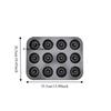 Carbon Steel Mini Fluted Tube Cake Pan Non-stick Bread Baking Pan Pumpkin Cake Baking Mold  Muffin