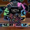 1 Набор Настольная игра Tacta 2-6 игроков Быстрая карточная игра Веселая стратегия Сопоставление форм Вечеринка Семейные посиделки Досуг Карты