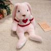 Gentle Appease Rabbit Plush Toys Premium Cozy Lifelike Bunny Doll Warm Delicate Scarf Sweater Rabbit Lovely Gift