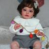 BZDOLL Реалистичная мягкая силиконовая кукла Reborn 60 см с кожей 3D-рисования, 24-дюймовая живая новорожденная принцесса для малышей Bebe, подарок на день рождения для милой девочки
