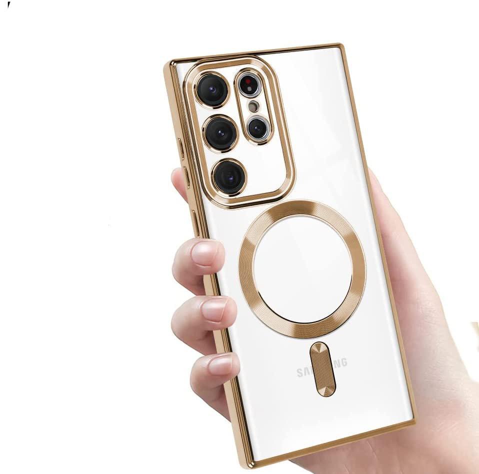 Samsung Galaxy S22 Ultra Case, Electro MagSafe, Gold