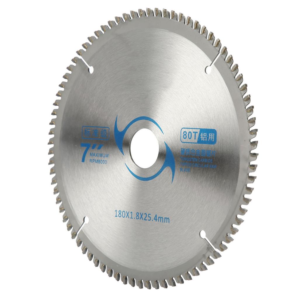 7Inches Saw Cutting Blade Circular Cutting Discs Hard Alloy Wood Cutter 80 Teeth