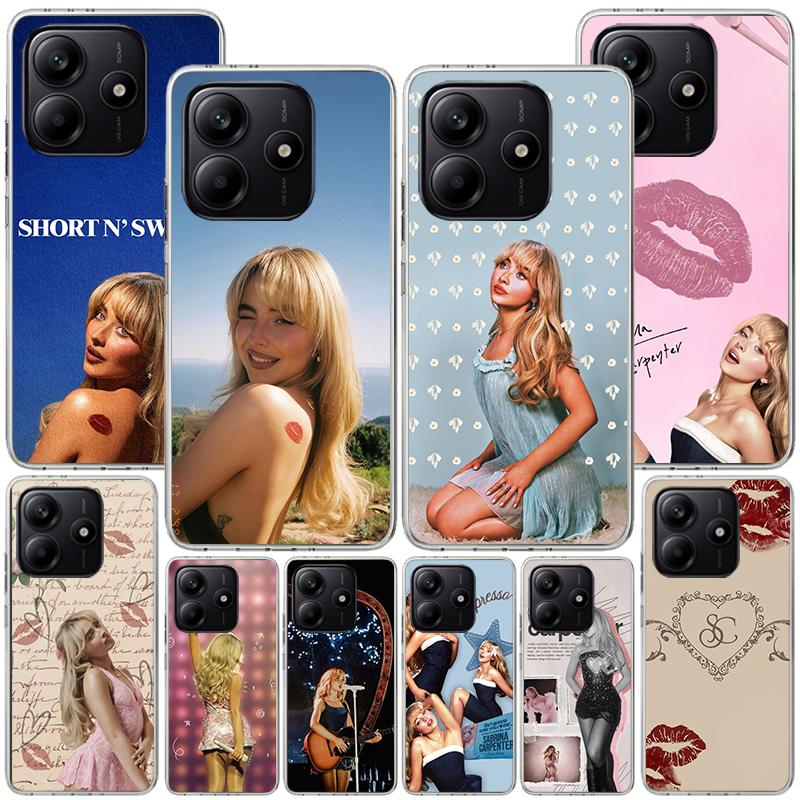 CR66 S-Sabrina C-Carpenter Phone Case For Xiaomi Redmi Note 15 14 13 12S 12 11 Pro Plus 14S 11S 11E 10 10S 11T 5G Personalized C