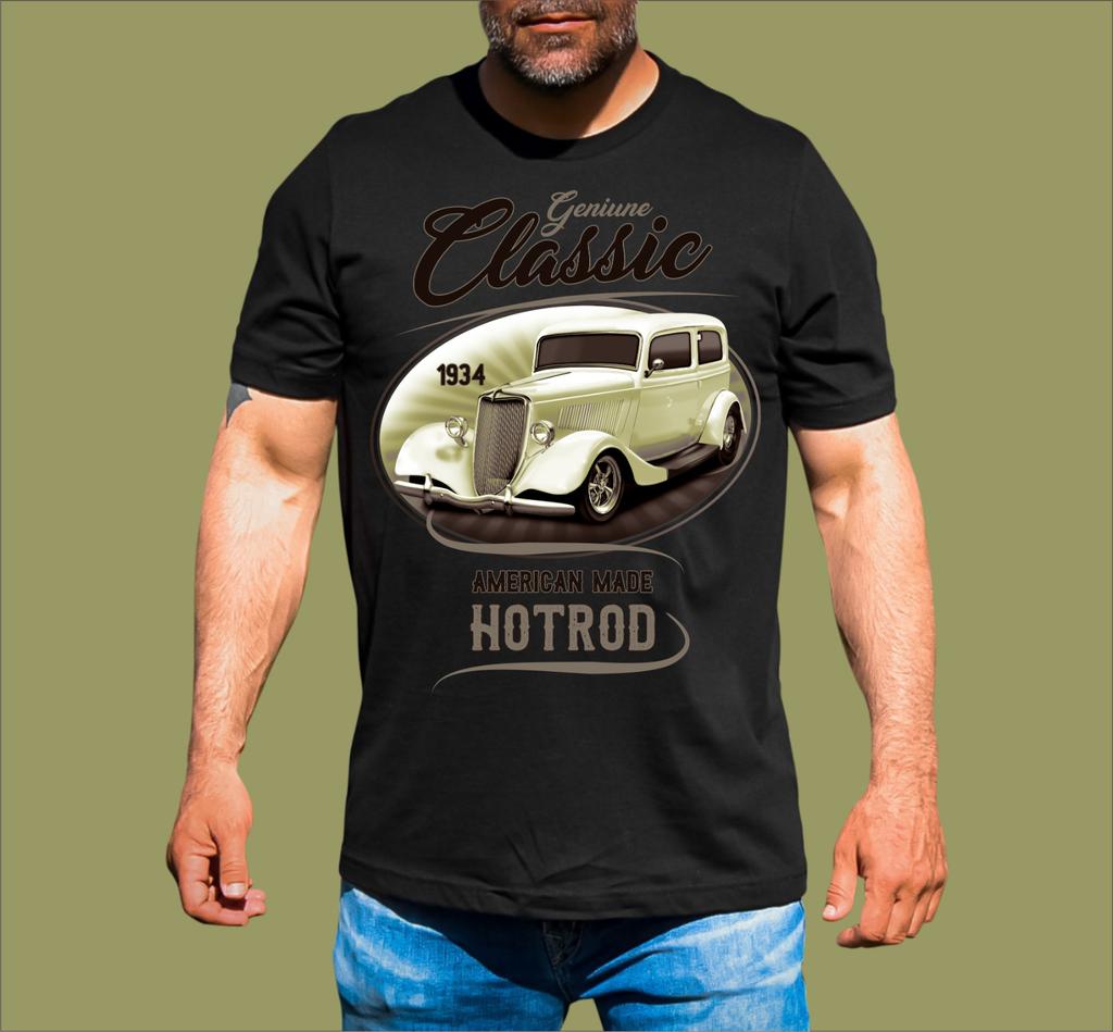 AMERICAN MADE HOT ROD 1934 T-SHIRT