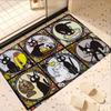 KiKi Jiji Cat Room Mats Nordic Style Home Doormat Bathroom-Toilet Mats Bedroom Hotel Decor Mat