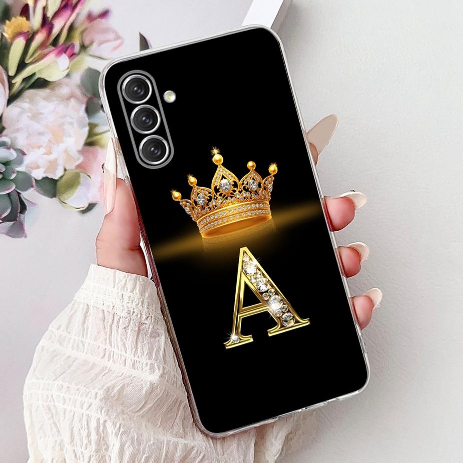 Чехол для Samsung Galaxy S24 FE S24 Plus Новый Чехол с Буквами Короны Мягкий Тонкий Чехол для Телефона Для Samsung S24 Ultra S 24 S24+ S24FE Корпус