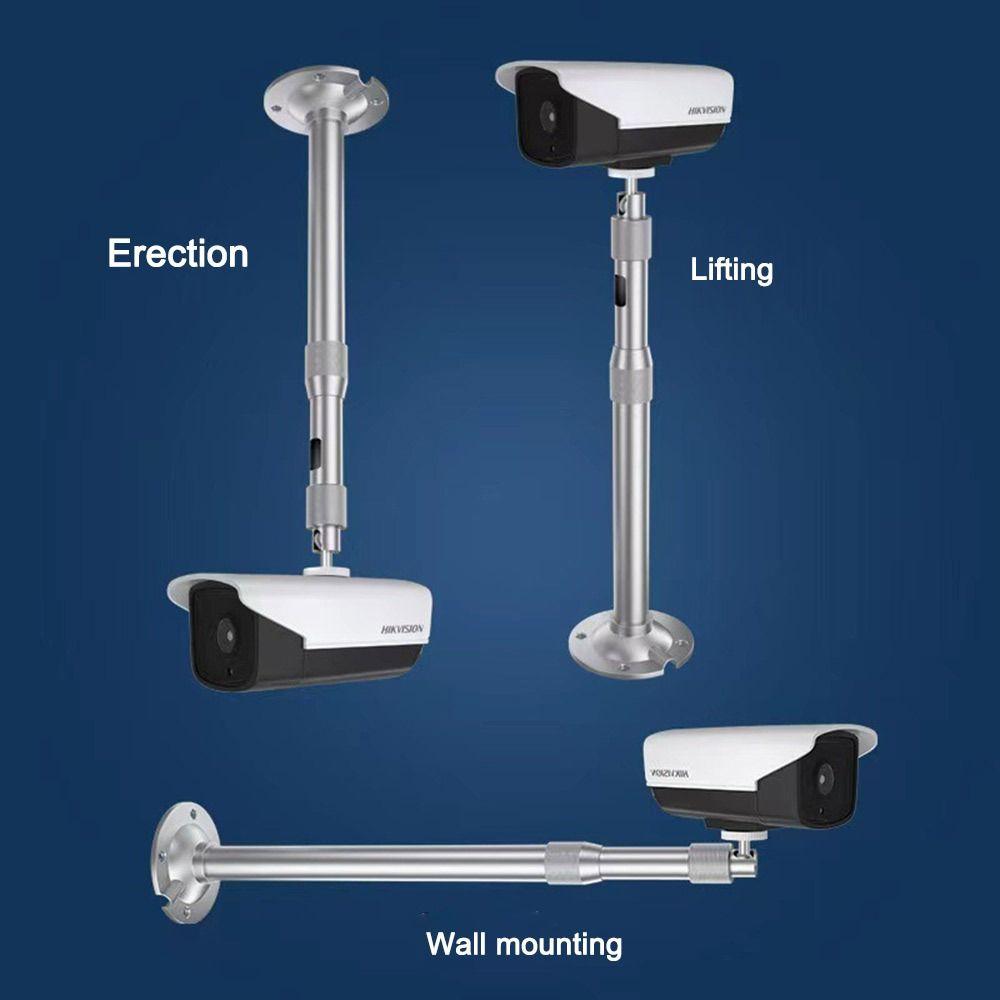 20-40cm Monitor Telescopic Bracket Aluminum Alloy Wall Mounted Stand Extension Monitoring Pole