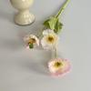 Silk Flocked Poppy Artificial Flowers for Wedding, Home Décor, and Photography Props