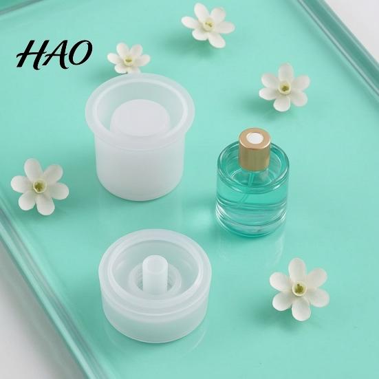 Easy Clean Perfume Bottle Mold 2/3Pcs DIY Silicone Mold, Spray Making Mould, Pump Fragrance Molds Container Resin Epoxy Casting Gift for Crafting