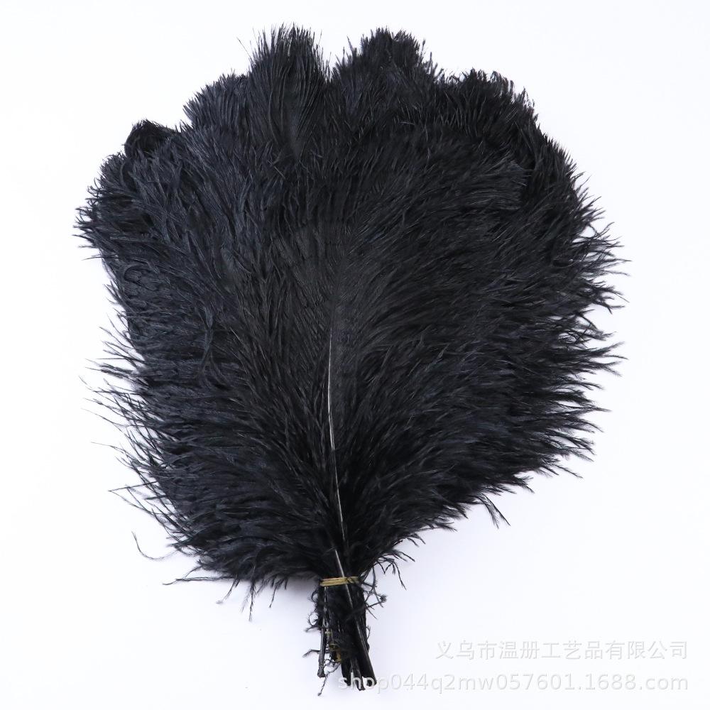 45-50 см Южноафриканское страусиное перо Современная перьевая лампа Свадебное сценическое украшение Высококачественное страусиное перо
