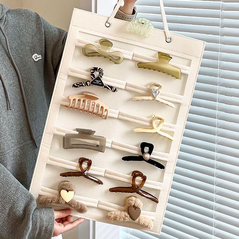 Держатель для бантов для волос, органайзер, подвесные настенные сумки для хранения заколок для волос большой емкости