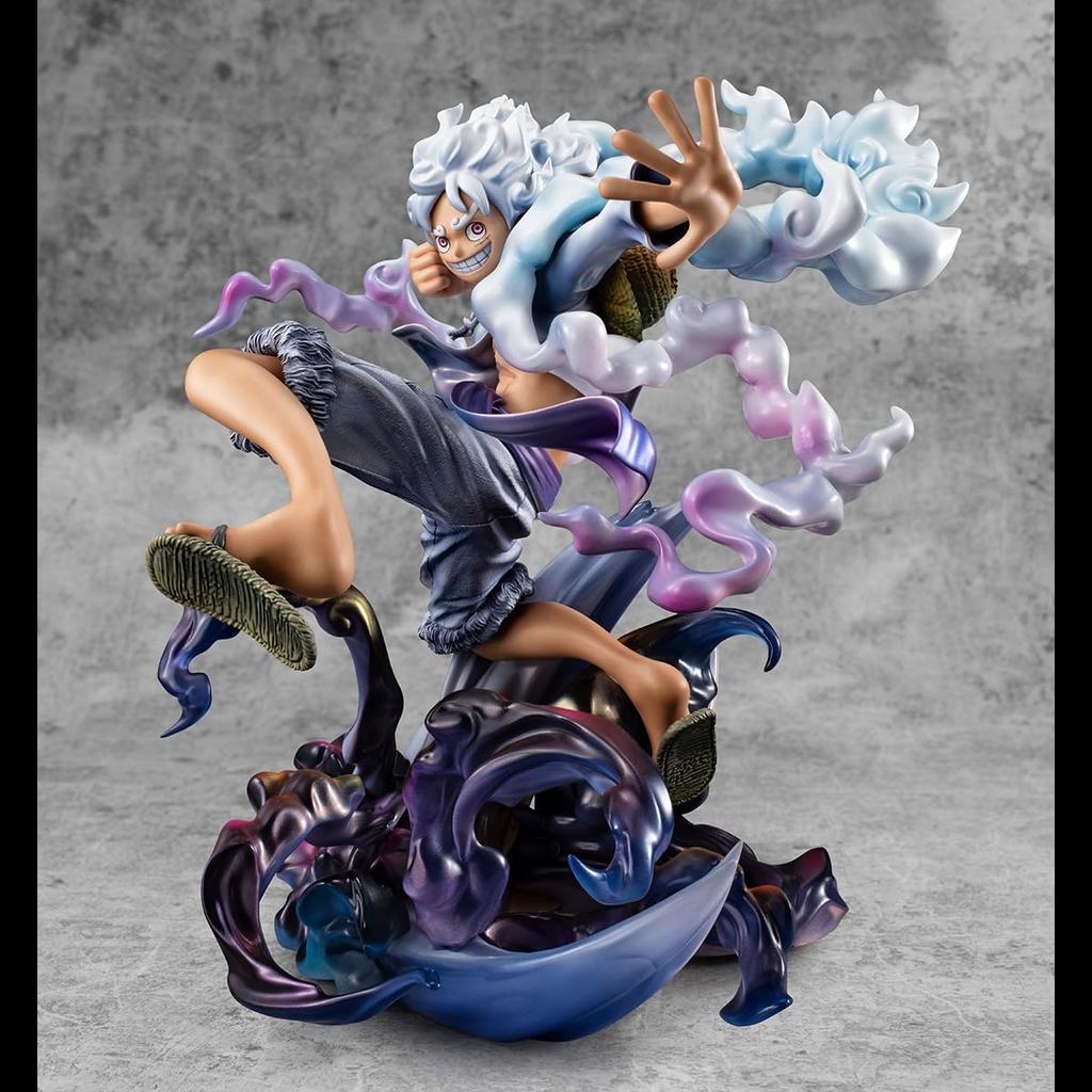 Megahouse One Piece Gear Five Monkey Luffy Pirate Portrait Collector Figure - - WA-Maximum - D.