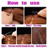 Hair Tinsel Kit Strands With Tool 47inch 12 Colors Strands Fairy Hair Tinsel Kit Hair Extensions Sparkling Glitter Shiny Silk Tinsel (12 Colors)
