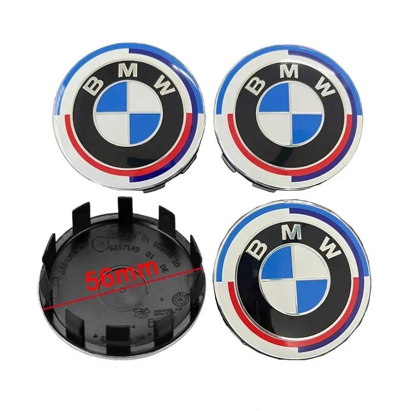 EOPL9 7Pcs Car Hood Front Rear Trunk Emblem Badge For BMW 50th Anniversary Edition E36 E46 E53 E90 E60 E93 E87 G01 G20 X3 X5 F30 F20