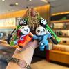 Kung Fu Panda Soft Rubber Keychain - Cute Schoolbag Ornament for Men & Women