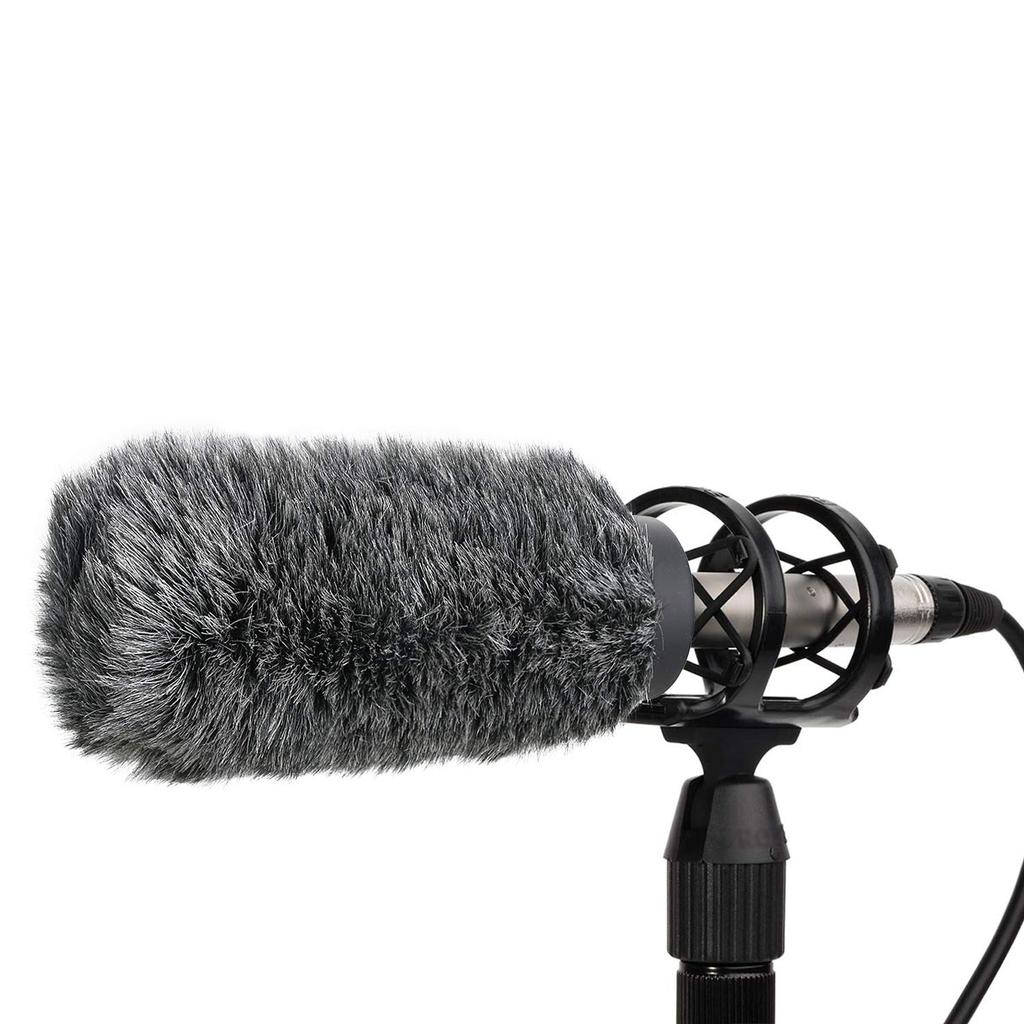 YOUSHARES NTG3 Mic Windscreen Deadcat Windmuff Loaded for Sennheiser MKH416 Shotgun Mic Wind Shield Up Long - NTG-3 7.1"