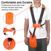 For Brush Cutter Trimmer Garden Pruner Strimmer Padded Belt Backpack Lawn Mower Comfortable Labor Saving W Shape Double Shoulder Harness Strap